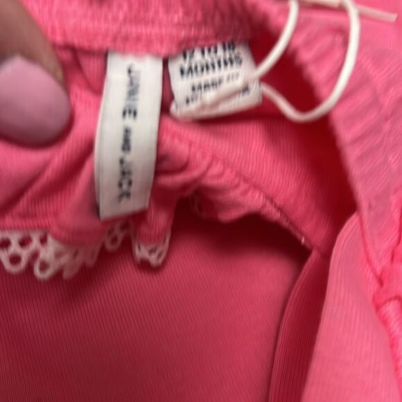 Janie and Jack 100048837 Girl Sunrise Pink Circle Trim Ruffle Top NWT - Picture 7 of 12